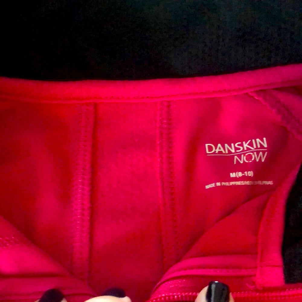 Hot pink zip up jacket